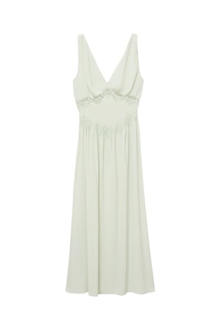 Robe lingerie en dentelle - Vert