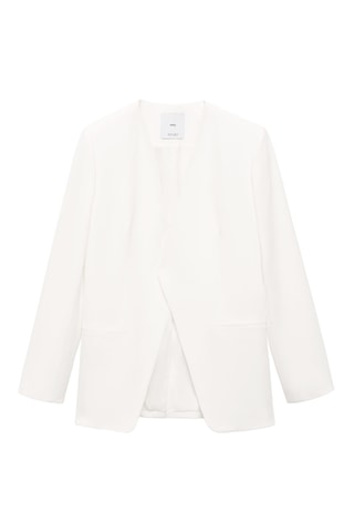 Blazer costume croisé - Blanc