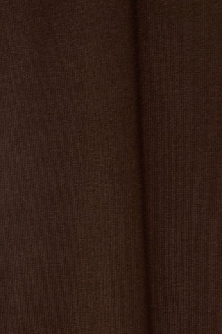 Robe en maille décolleté nœud - Marron