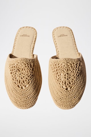 Tennis en coton tressé - Beige