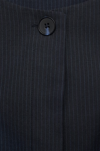 Robe à rayures tennis avec boutons dissimulés - Bleu marine