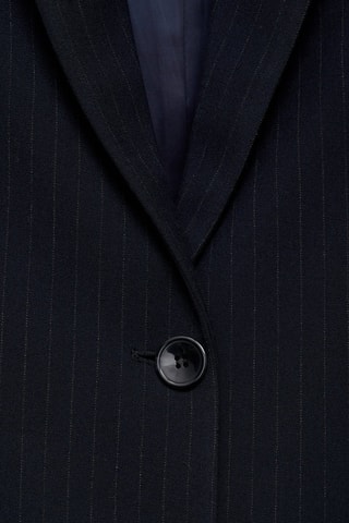 Veste de costume fines rayures - Bleu