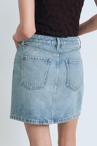 Jupe courte denim - Bleu
