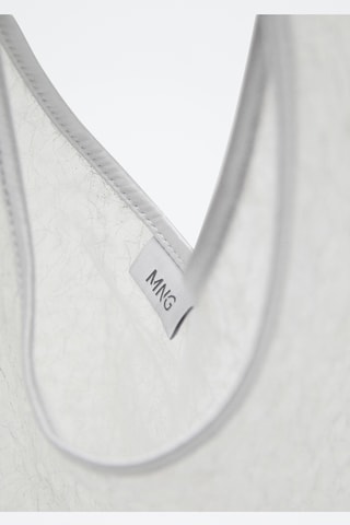Sac porté épaule paillettes - Blanc
