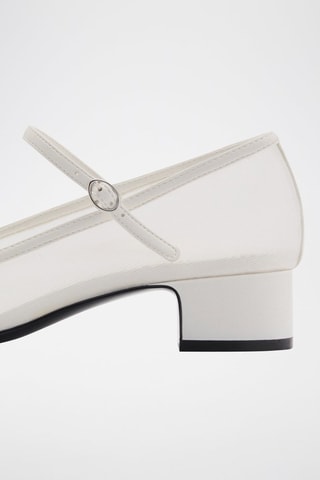 Babies à talons - Blanc