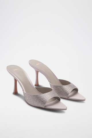 Mules à talons Ivana-A - Gris