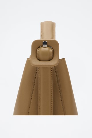Mini sac cabas boucle - Kaki