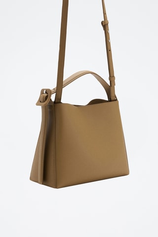 Mini sac cabas boucle - Kaki