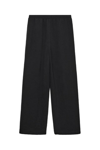 Pantalon droit maille - Noir