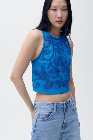Top - Bleu