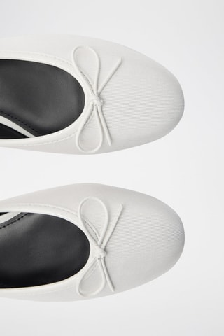 Babies à talons - Blanc