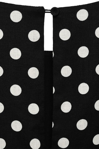 Combinaison ceinture pois - Noir