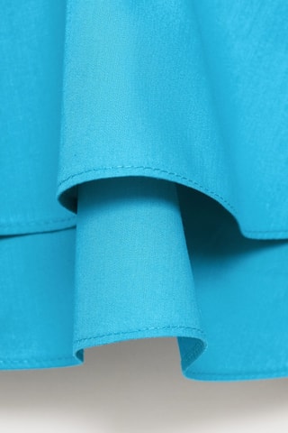 Top bustier coton - Bleu