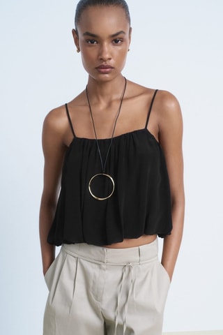 Top court ballon - Noir