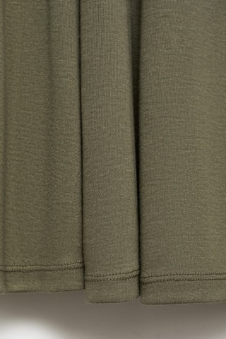 Robe plissée et évasée - Kaki