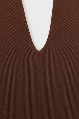 Body col en V - Marron