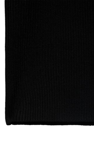 Top maille détails contrastants - Noir