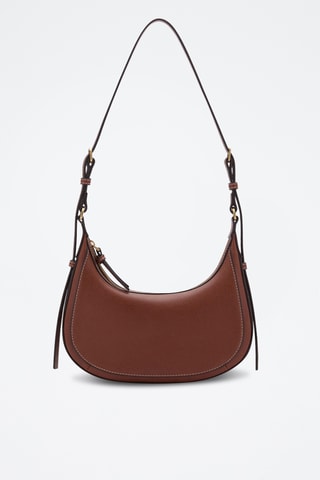 Sac bandoulière ovale - Marron