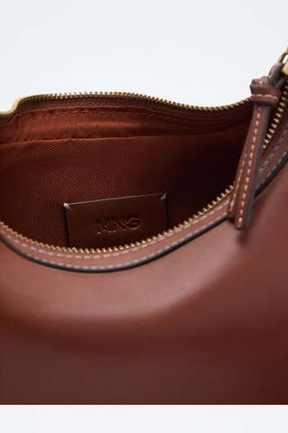 Sac bandoulière ovale - Marron