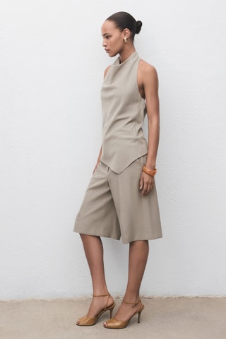 Top asymétrique dos nu - Gris