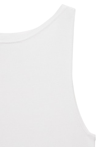 Top maille fine - Blanc