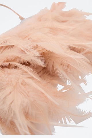 Sac plumes anse courte - Beige