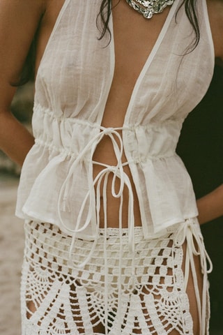 Top - Blanc