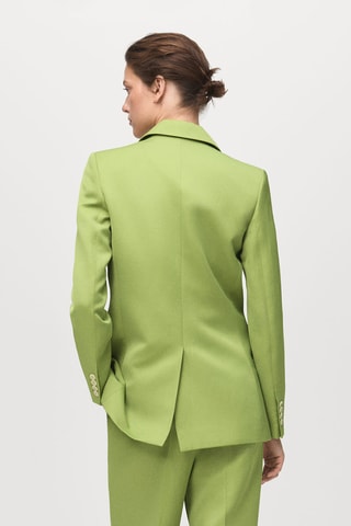 Blazer costume lin mélangé - Vert