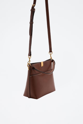 Sac seau détail métallique - Marron