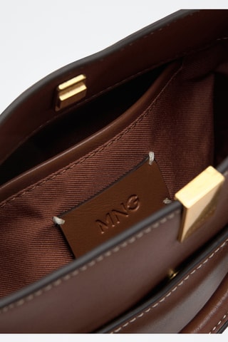 Sac seau détail métallique - Marron