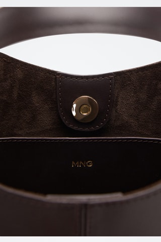Sac porté main cuir - Marron