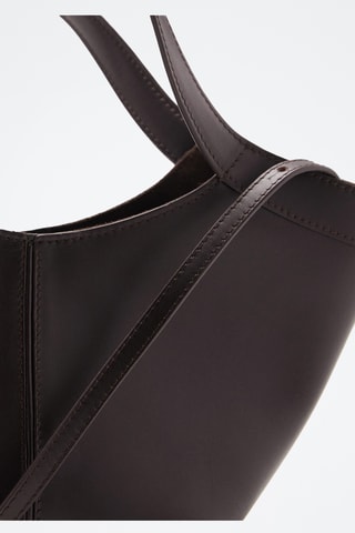 Sac porté main cuir - Marron
