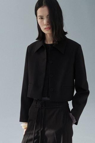 Pantalon de costume droit noeud - Noir