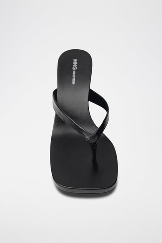 Tongs compensées Trini - Noir