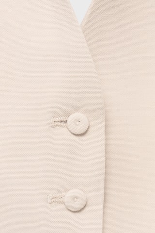 Gilet emmanchures américaines pinces - Beige