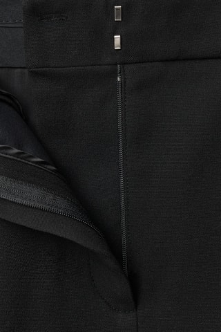 Short costume à pinces - Noir