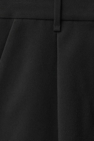 Short costume à pinces - Noir