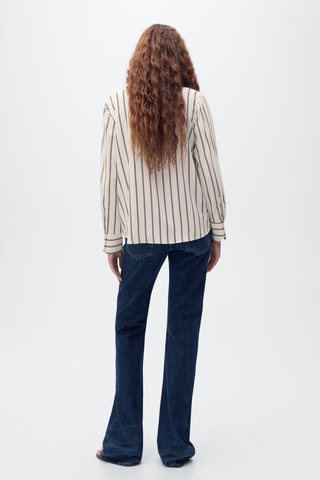 Chemise fluide manches longues - Blanc