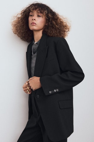 Blazer costume poches - Noir