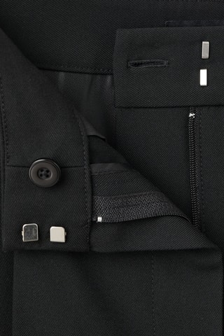 Pantalon large à pinces - Noir