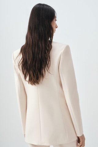 Veste de costume ajustée - Blanc
