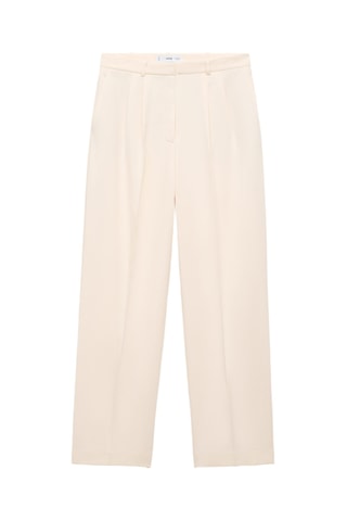 Pantalon droit pinces - Gris