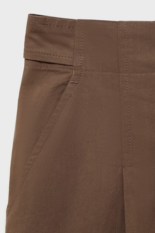 Bermuda costume coton - Marron