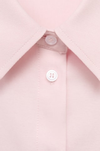 Chemise oversize poches - Rose