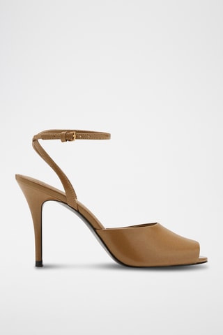 Sandales talon à bride - Kaki