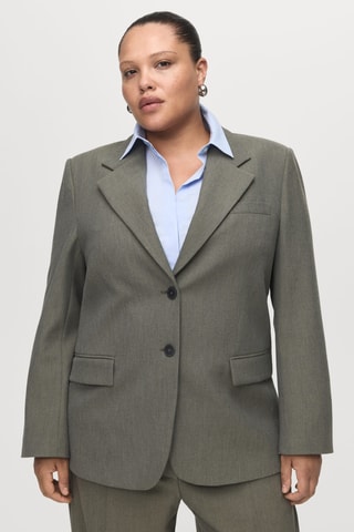 Blazer costume poches - Vert