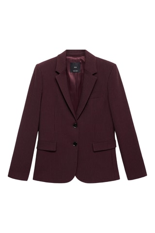 Blazer costume droit - Bordeaux