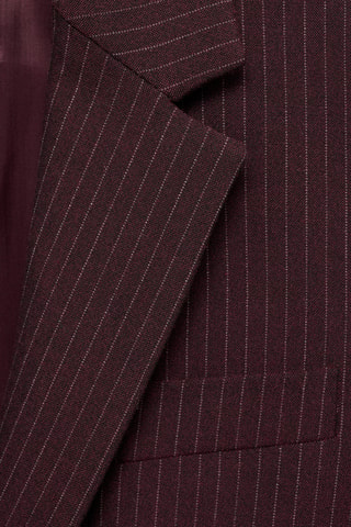 Blazer costume droit - Bordeaux