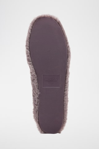 Ballerines fausse fourrure - Rouge