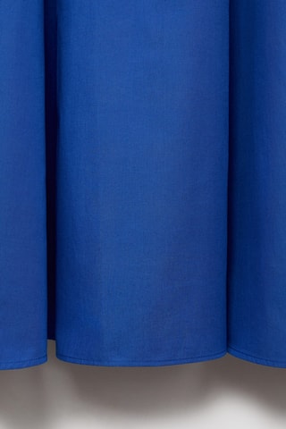 Robe coton évasée - Bleu